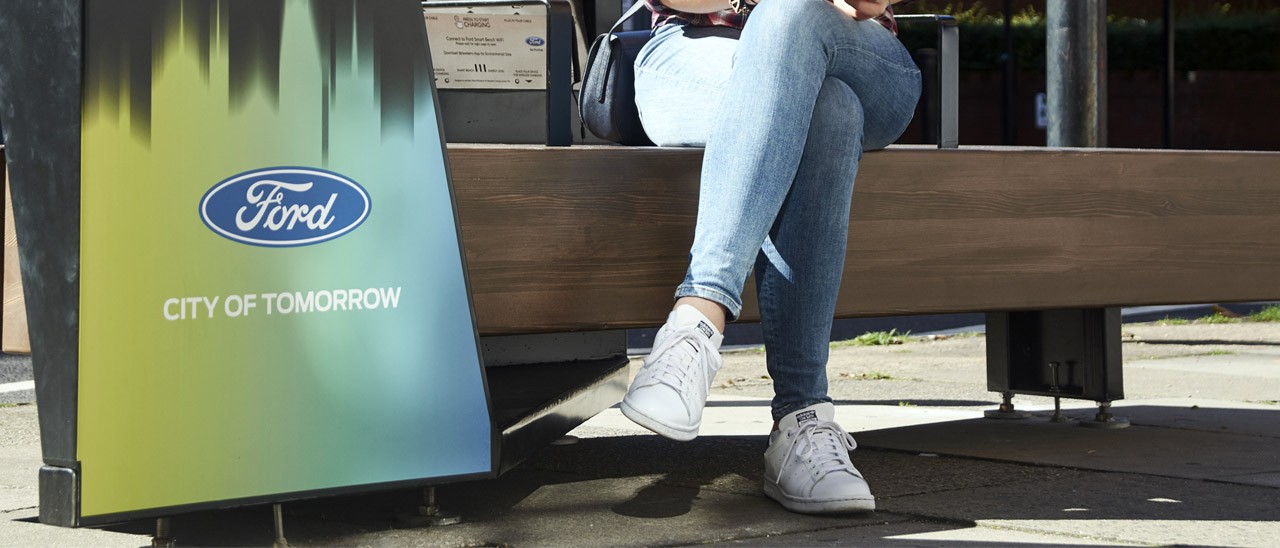 Ford Smart Benches, le panchine del futuro