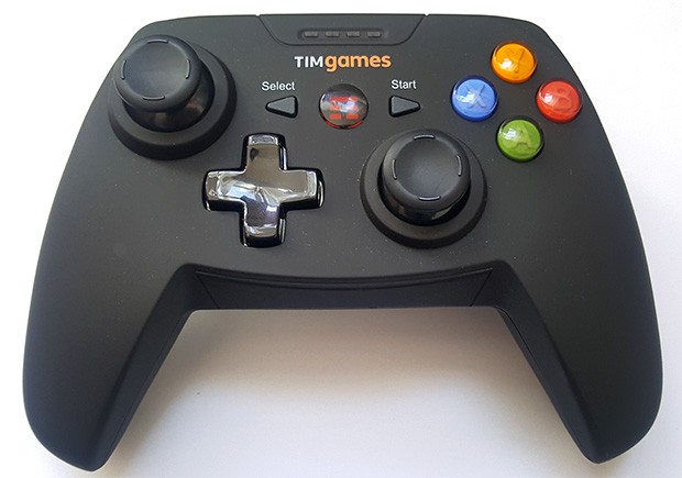 Il gamepad realizzato per il lancio di TIMGames