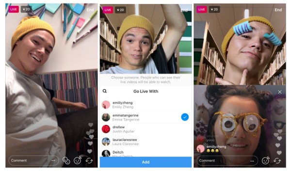 Instagram, arrivano le dirette con gli amici