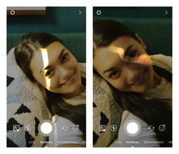 Instagram, filtri per illuminare il viso