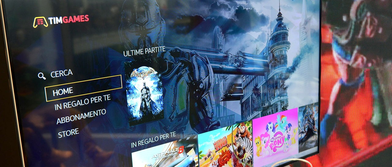 TIMGames, cloud gaming per la fibra ottica TIMGames, cloud gaming per la fibra ottica