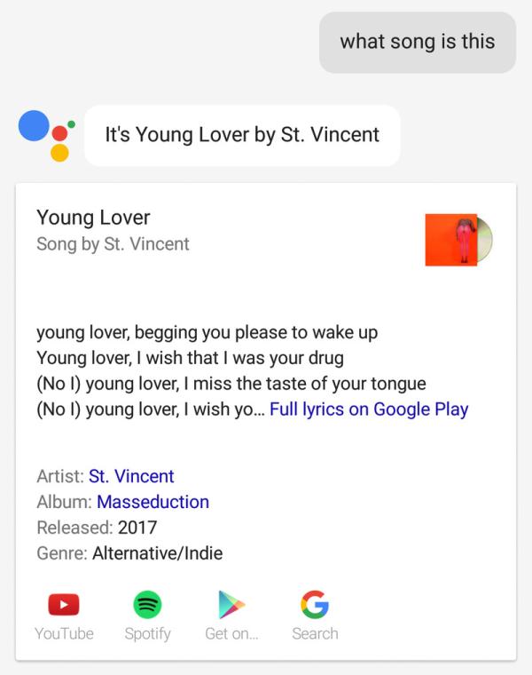 Assistente Google - canzone