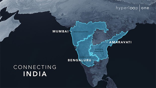 Hyperloop One punta all'India