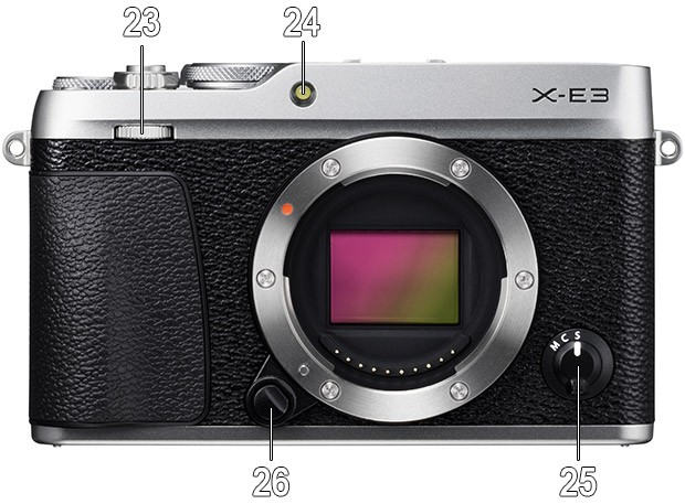 Fujifilm X-E3: il layout dei comandi