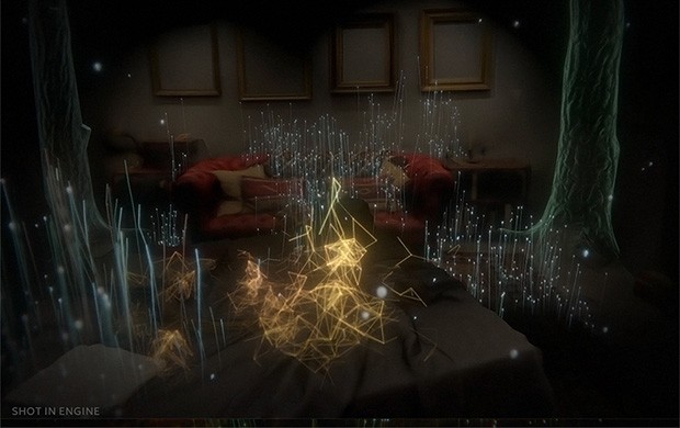 Uno screenshot per Tónandi, l'app dei Sigur Rós per la mixed reality di Magic Leap