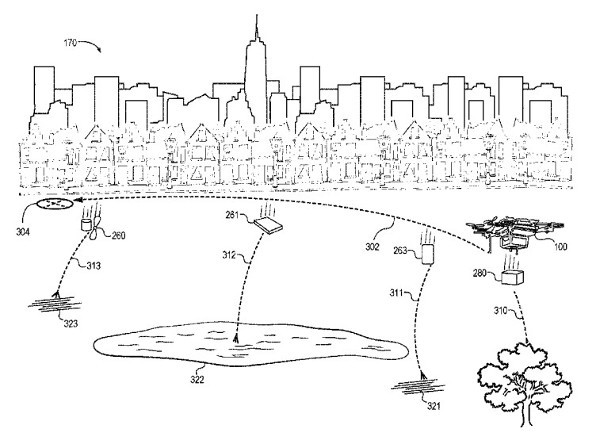 Amazon brevetta un drone che si autodistrugge