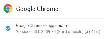 Google ha aggiornato il browser Chrome alla versione 63