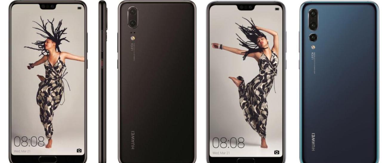 Huawei P20, P20 Pro e P20 Lite, immagini ufficiali