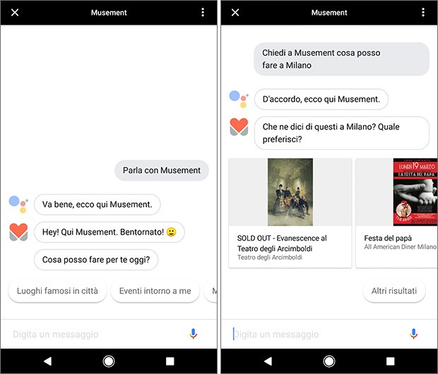 Actions on Google: l'applicazione Musement consente di ottenere informazioni sulle attività da svolgere in città semplicemente interagendo con i comandi vocali