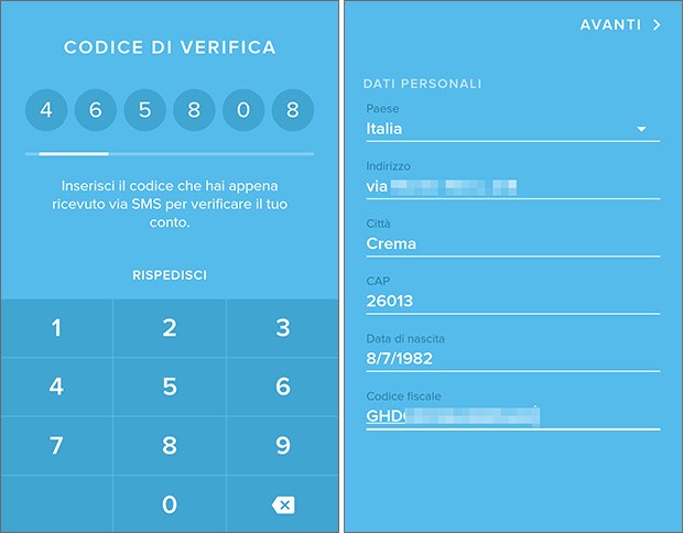 Circle Pay: la registrazione dell'account