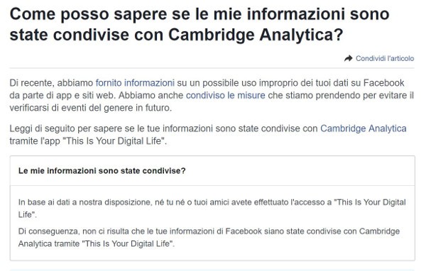 Facebook, scoprire se i dati sono stati trafugati