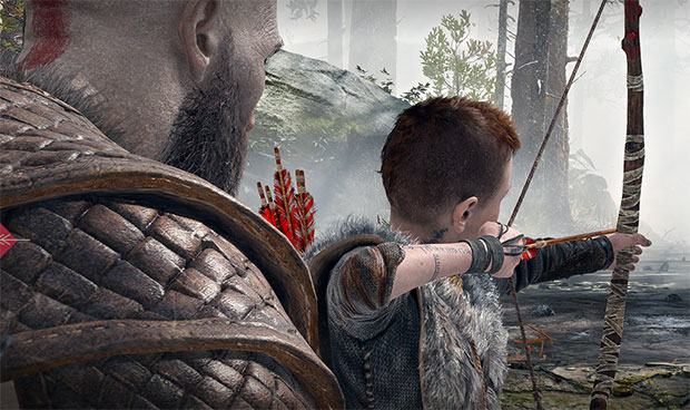 Kratos e il figlio Atreus nel nuovo God of War, esclusiva di lusso per il catalogo PS4