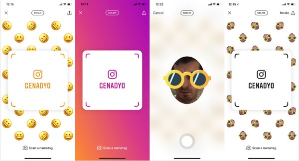 Instagram testa i Nametags, cloni degli Snapcode