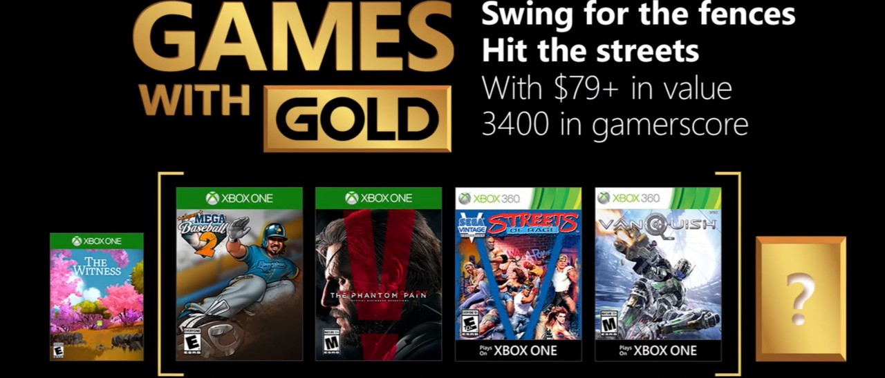 Microsoft rivela i Games With Gold di maggio Microsoft rivela i Games With Gold di maggio