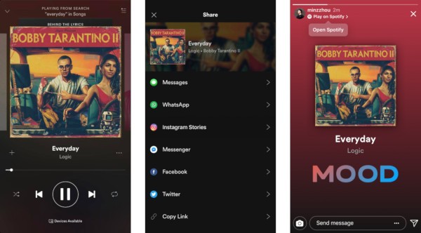 Instagram, integrazione con GoPro e Spotify