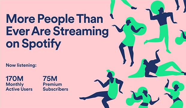 I numeri ufficiali diffusi da Spotify in merito ai propri utenti