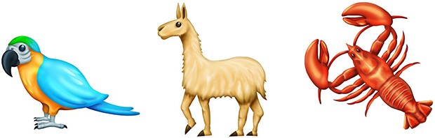 Alcuni dei nuovi emoji introdotti da Unicode 11