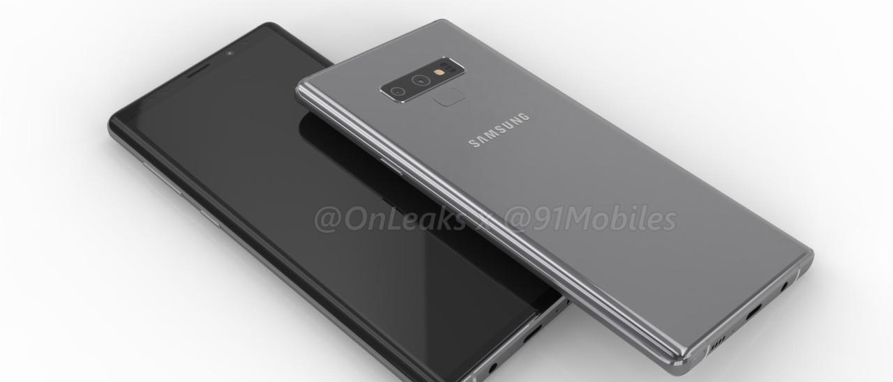 Galaxy Note 9, nuovo design per la dual camera?