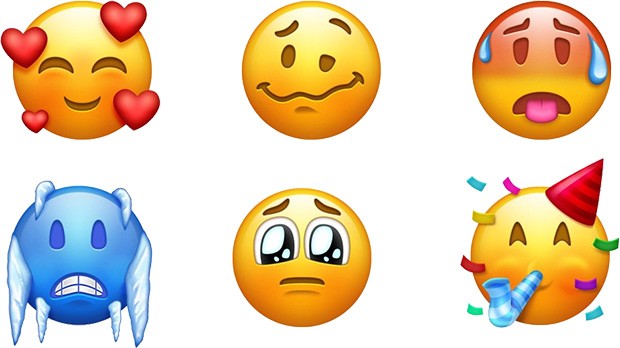 Alcuni dei nuovi emoji introdotti da Unicode 11