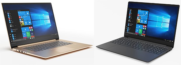 Lenovo IdeaPad 530S (a sinistra) e IdeaPad 330S (a destra)