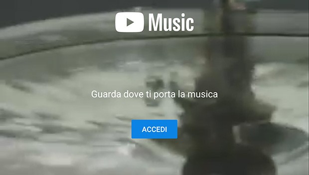 YouTube Music: la schermata principale dell'applicazione