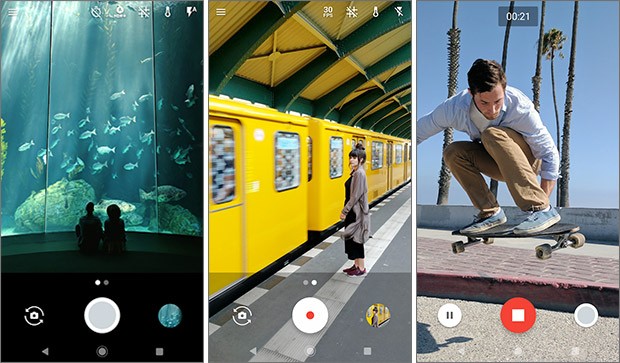 L'interfaccia dell'applicazione Google Fotocamera, in download gratuito per tutti i dispositivi Android
