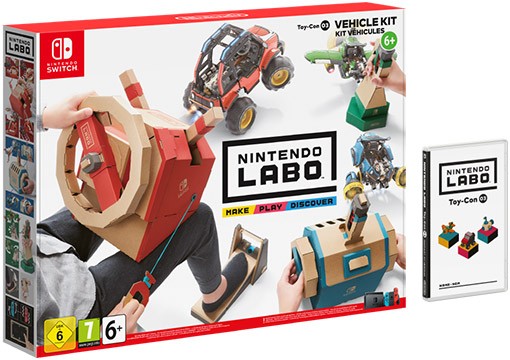 Il Kit Veicoli di Nintendo Labo per la console Switch