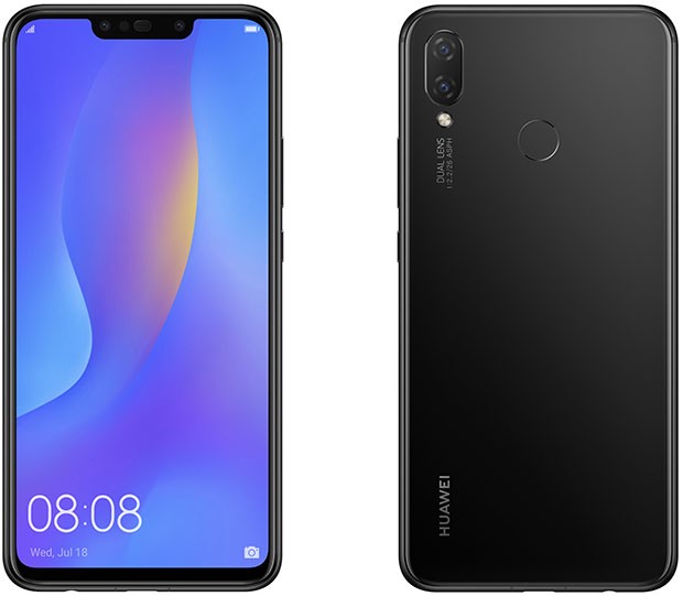 Lo smartphone Huawei P Smart+ nella colorazione Black