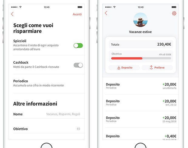 Satispay introduce oggi in via ufficiale la nuova funzionalità Risparmi all'interno dell'applicazione mobile