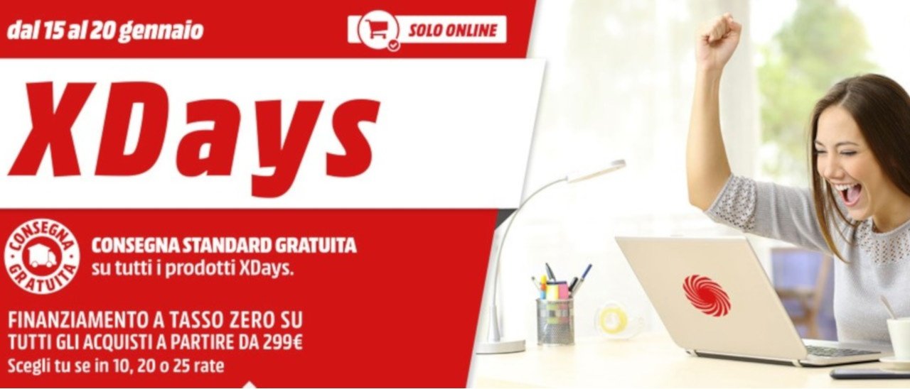 MediaWorld XDays, tanti sconti solo online MediaWorld XDays, tanti sconti solo online