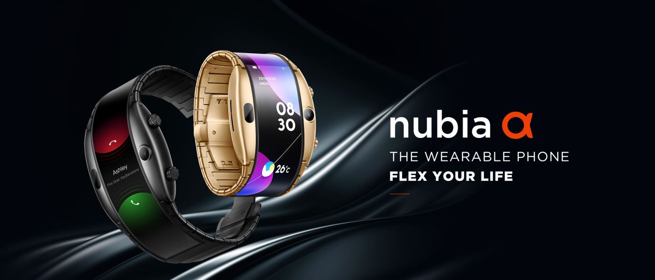 MWC 2019: Nubia Alpha, smartphone indossabile