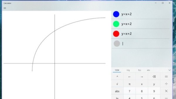Windows 10, arrivano i grafici nella calcolatrice