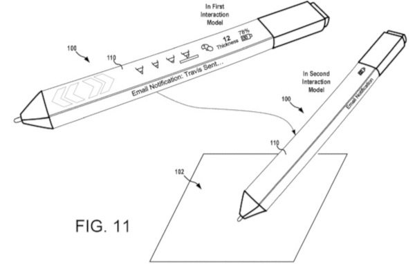 Brevetto Microsoft Surface Pen