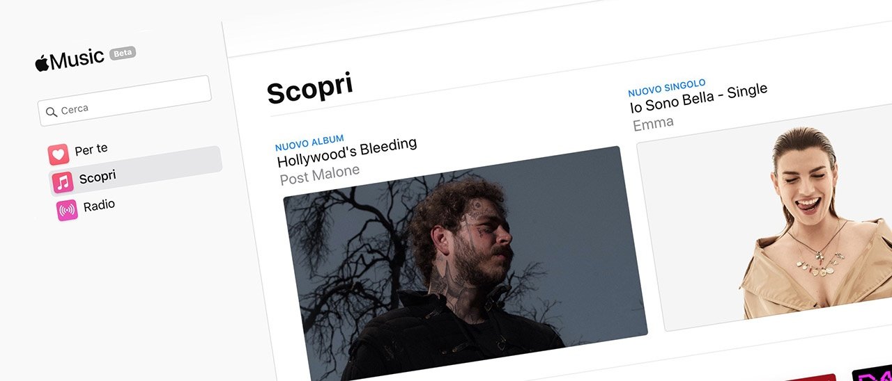 Apple lancia Apple Music in beta sul web Apple lancia Apple Music in beta sul web