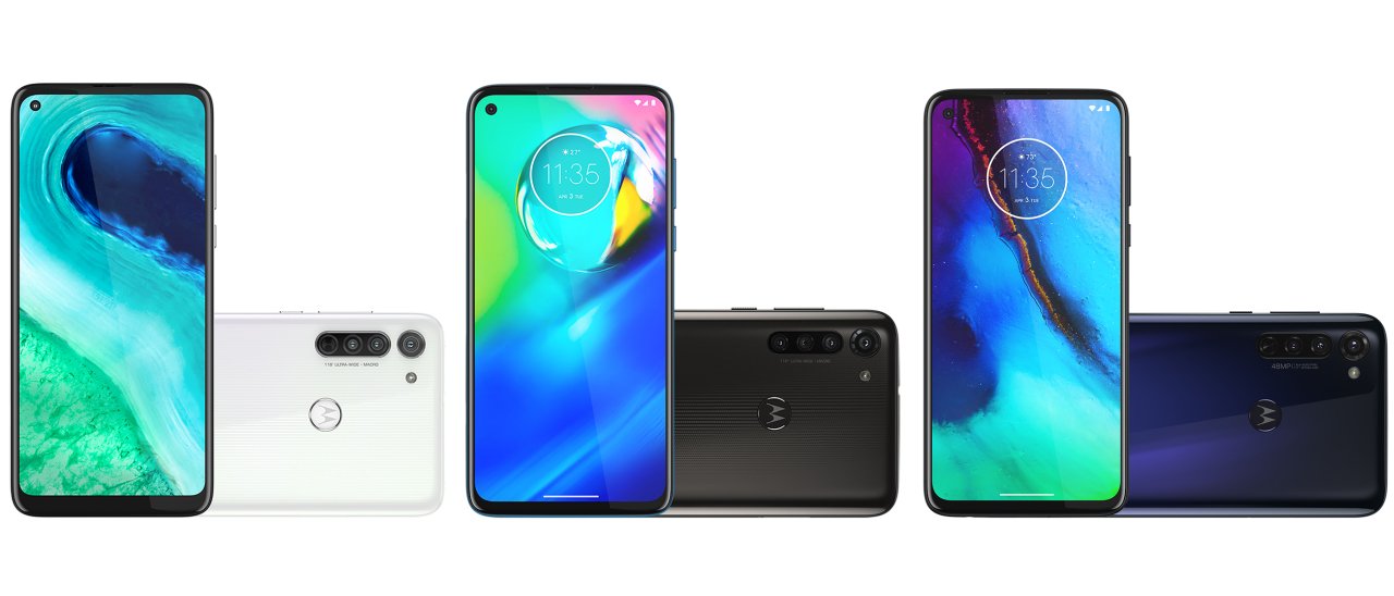 Moto G8, G8 Power e G Stylus, nuovi render