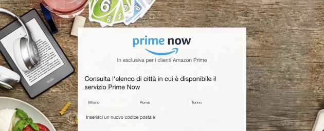 Amazon Prime Now Copertura