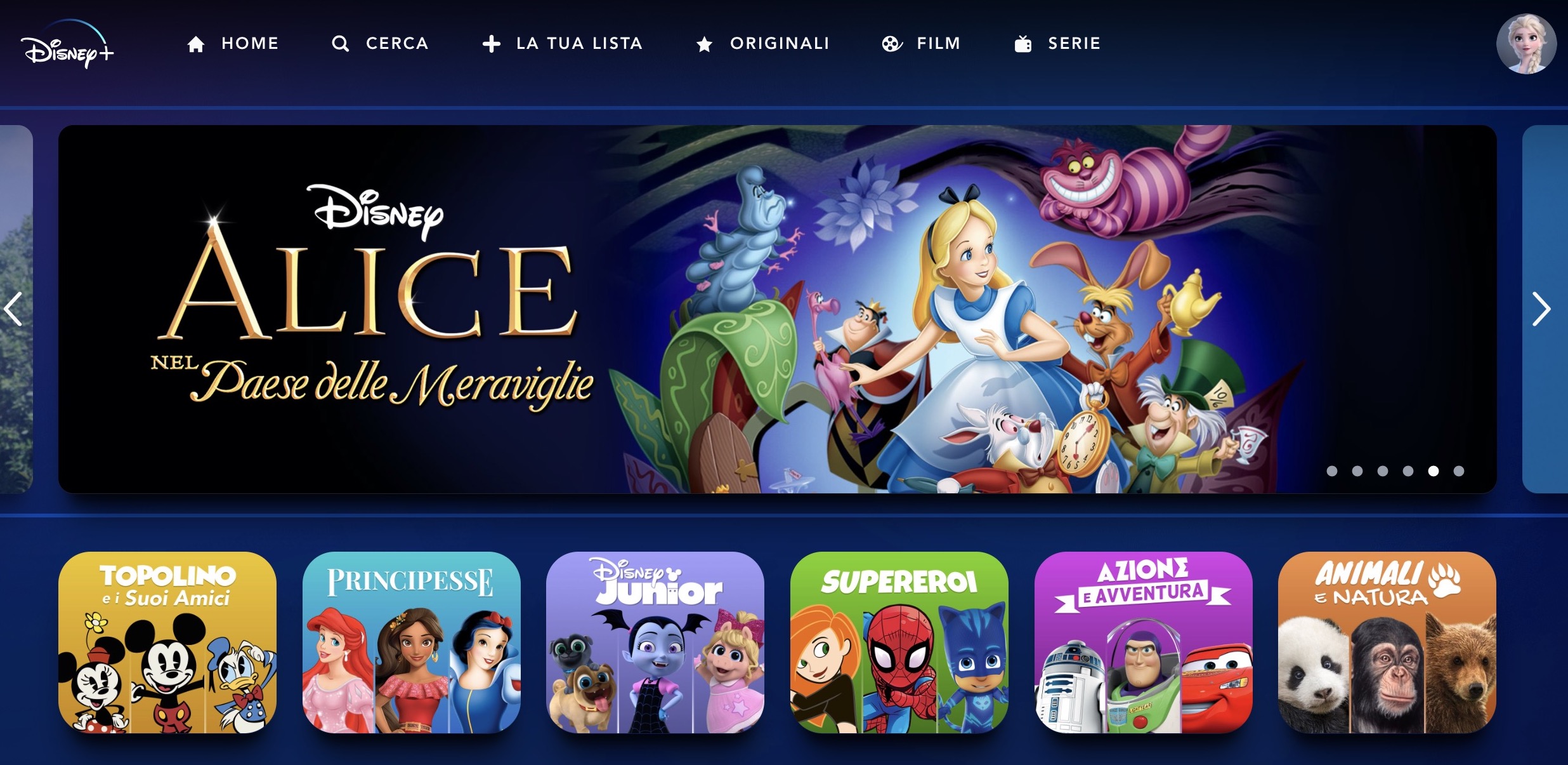 DisneyPlus Profilo Bambini