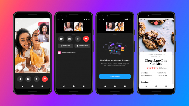 Facebook Messenger Condivisione Schermo