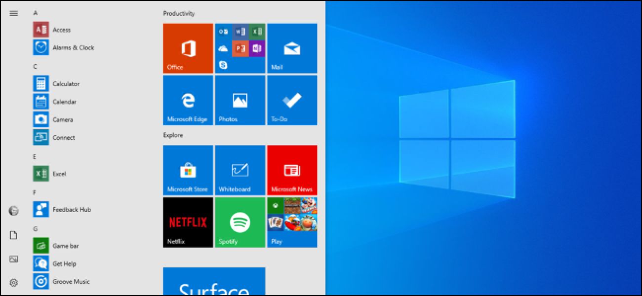 Windows 10: il nuovo menu Start