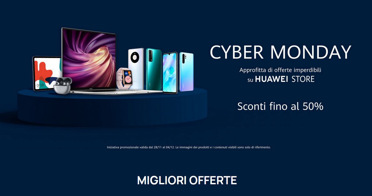 Cyber Monday Huawei: tutte le offerte Cyber Monday Huawei: tutte le offerte