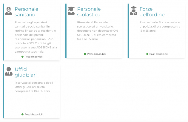categorie vaccino covid toscana