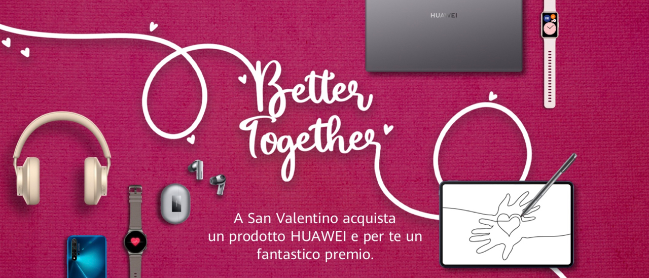 Huawei lancia gli sconti di San Valentino Huawei lancia gli sconti di San Valentino