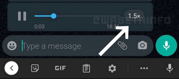 whatsapp accelerare ascolto audio