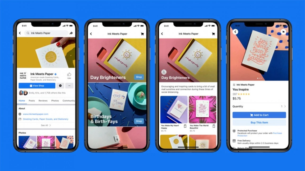 Facebook potenzia Shops e lo porta anche sulle altre sue app