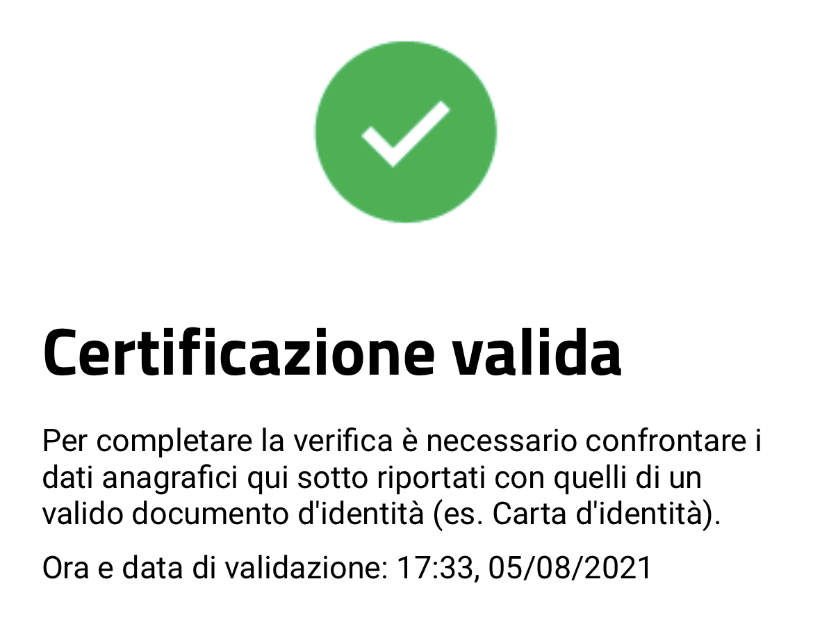 verificare green pass