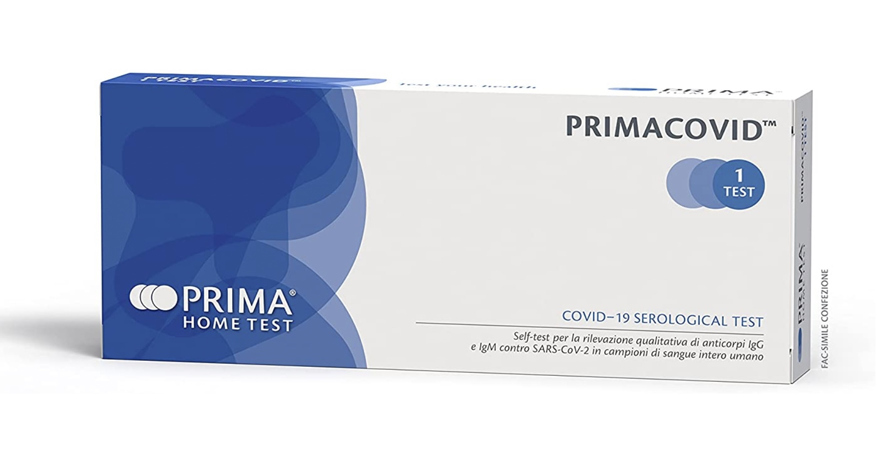 PRIMA Home Test Primacovid Covid-19 Serological Test 2