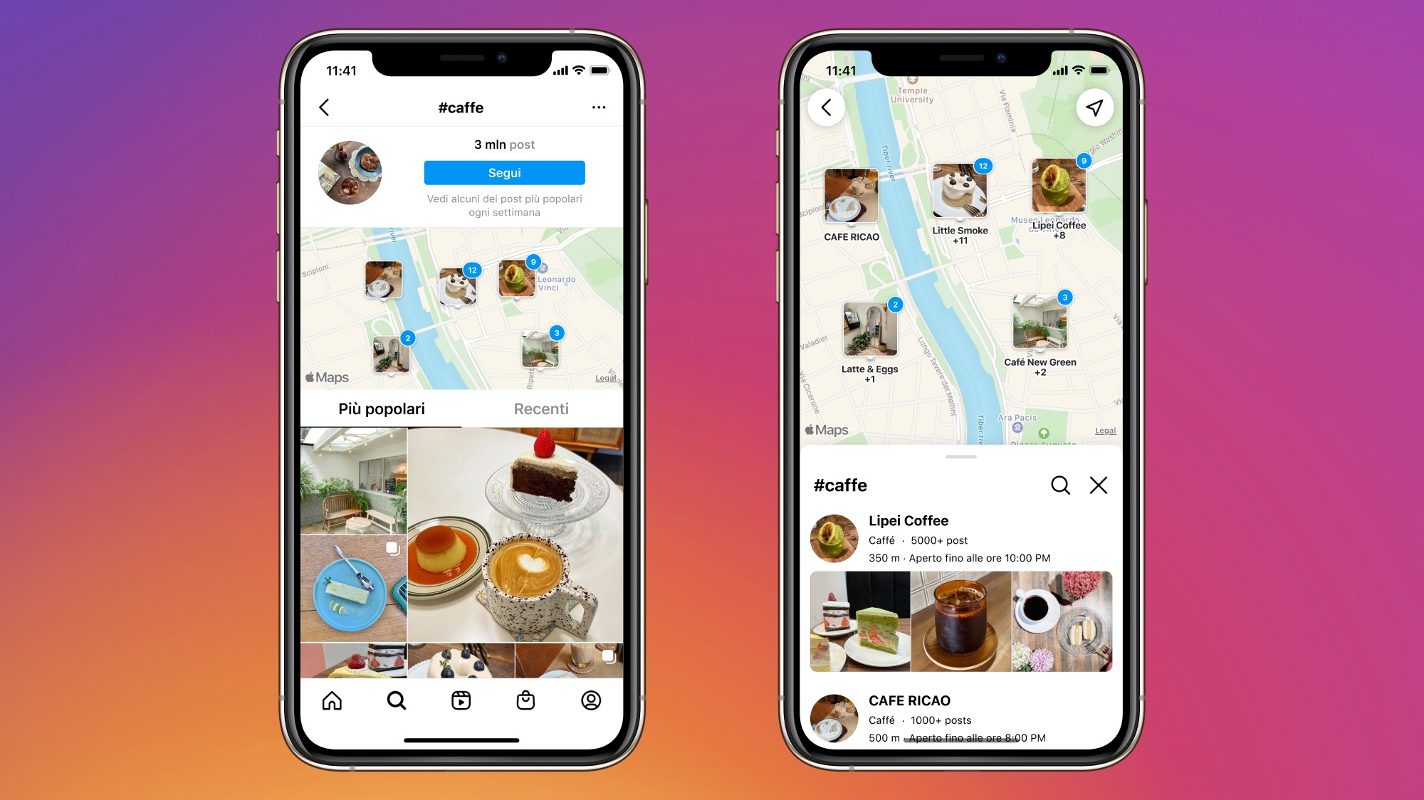 Instagram lancia la funzione “Cerca sulla mappa”