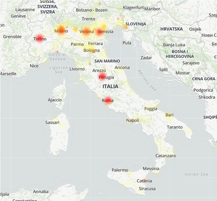 iliad down 17 gennaio 2022