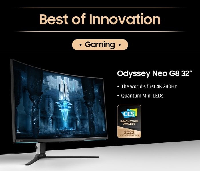 Samsung vince il Best of Innovation nella categoria Gaming
