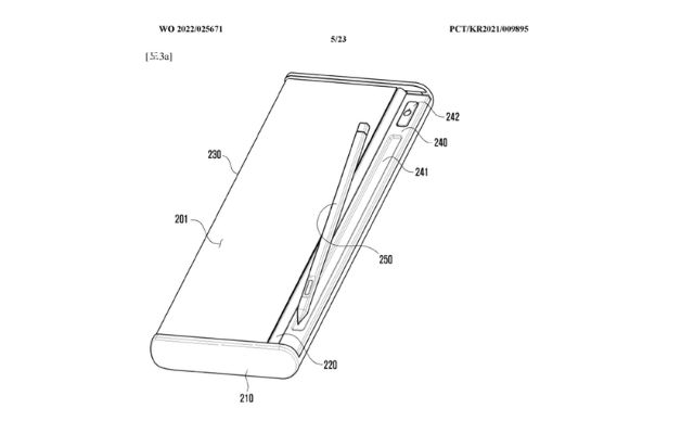 samsung brevetto foldable S Pen